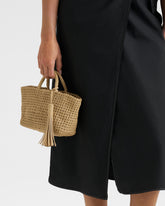 Borsa Edward Mini in Pelle Intrecciata | 