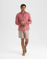 Washed Linen Panama Shirt - Men’s Clothing | 