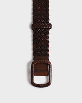 Leather Male Woven Belt | 