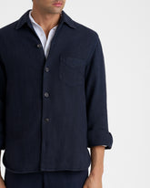 Overshirt Montauk in Lino - Abbigliamento Uomo | 