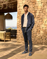Woven Linen Santa Barbara Trousers - Men’s New Arrivals | 
