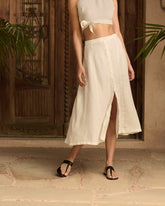 Linen Cordoba Skirt - Women’s Clothing | 