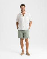 Washed Linen Havana Camp-Collar Shirt - New Arrivals | Men's Clothing | 