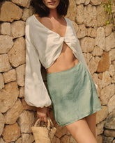 Linen Posadas Skirt - Women’s Clothing | 