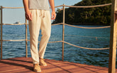 Pantaloni Santa Barbara In Lino - Nuovi Arrivi Uomo | 