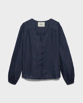Linen Monterey Shirt - Women’s Clothing | 