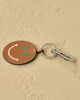 Leather Smile Keyring - Keychains | 