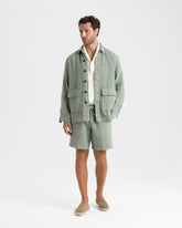 Woven Linen Sahara Linen Jacket - Men’s Clothing | 