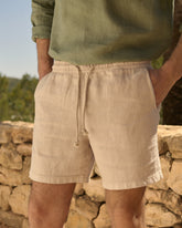 Woven Linen Malibu Shorts - Men's Collection | 