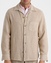 Woven Linen Montauk Overshirt - New Arrivals | Men's Clothing | 