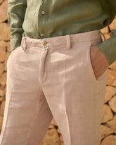 Woven Linen Milano Trousers | 