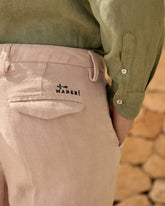 Woven Linen Milano Trousers - Men's NEW CLOTHING | 