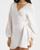 Linen Biarritz Dress - Women's Clothing Collection | 