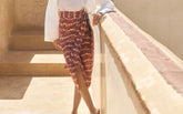 Printed Linen Naxos Skirt - Private Sale|Women's Edit | 
