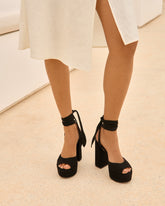 Bellini Suede Platforms Sandals - Women’s Shoes | 