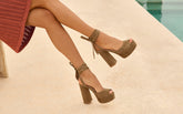 Bellini Suede Platforms Sandals - ALL | 