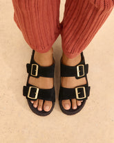 Suede Nordic Sandals - Women’s Sandals | 