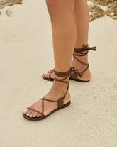 St. Tropez Leather Sandals - ARS x Manebí - Suede Collection | 