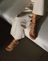 Triomphe Leather Sandals - Women’s Sandals | 