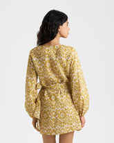 Printed Linen Biarritz Dress | 