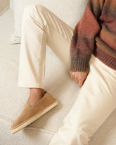 Suede With Faux Fur Flat Espadrilles With Fur - Men Preview | 