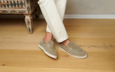 Suede With Faux Fur Loafers Espadrilles - SPRING PROMO|MEN | 