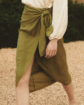 Linen Lencois Skirt - Women’s Clothing | 