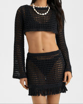 Gonna Elba in Cotone Crochet - Abbigliamento Donna | 
