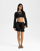 Cotton Crochet Giglio Top - Women’s Clothing | 