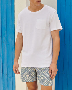 Emilio T-Shirt - Made in Portugal - White Terry Cotton