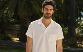 Organic Terry Cotton Olive Polo Shirt - Men's Collection | 
