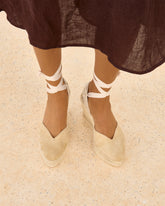 Soft Suede Heart-Shaped<br />Wedge Espadrilles - All products no RTW | 