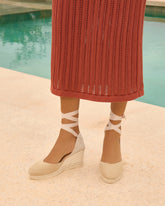 Soft Suede Low Wedge Espadrilles - Cyber Monday Women | 
