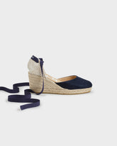 Suede Low Wedge Espadrilles - Wedge Espadrilles | 