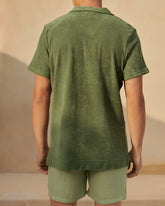 Terry Cotton Olive Polo Shirt - Men’s T-shirts & Polos | 
