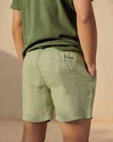 Washed Linen Malibu Shorts | 