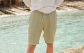 Washed Linen Positano Shorts - Men Summer Sale - 20% | 