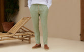 Washed Linen Venice Trousers - Men’s Clothing | 