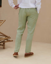 Washed Linen Venice Trousers - Men’s Collection | 