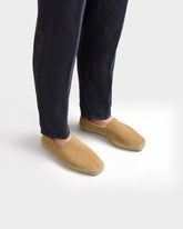 Suede Squared Toe Espadrilles - Espadrilles | 