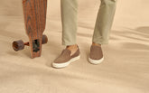 Slip-On in pelle scamosciata - Scarpe Uomo | 