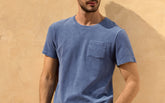 Organic Terry Cotton<br />Emilio T-Shirt - Men’s Clothing | 