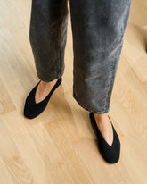 Camille Suede Ballet Flats - Shoes|Alex Rivière Studio x Manebí | 