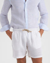 Washed Linen Malibu Shorts - Your Boat Day Look | 