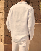 Linen Nassau Polo Shirt - Men's Collection | 