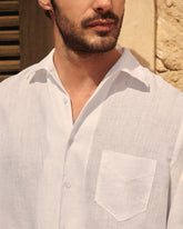 Linen Panama Shirt - Men's Collection | 
