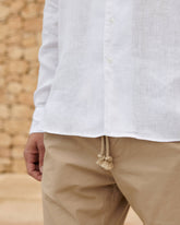 Linen Panama Shirt - Men’s Clothing | 