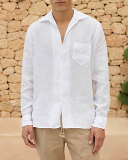 Panama - Linen Shirt - White