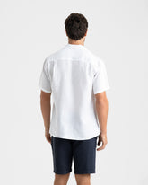 Linen Havana Camp-Collar Shirt | 