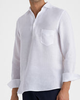 Linen Nassau Polo Shirt - Men’s Clothing | 